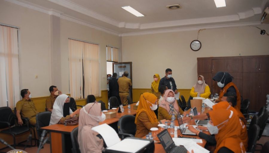 ASN dan Tenaga Honorer Setwan Lakukan Vaksinasi Covid-19