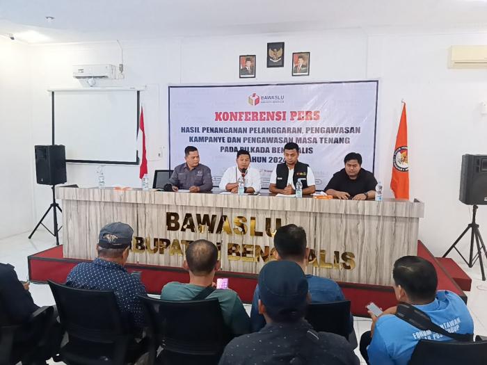 Bawaslu Gelar Konferensi Pers, Penanganan Pelanggaran Selama Tahapan Kampanye Pilkada 2024
