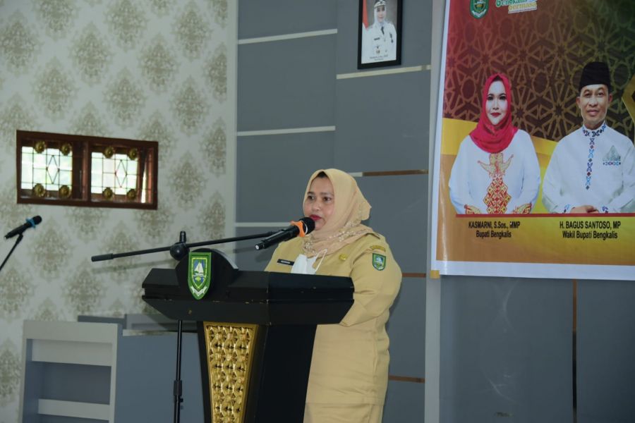 Buka Pembekalan Haji, Bupati Kasmarni Sampaikan Tahun ini, Kab Bengkalis Dapat Kuota 132 JCH