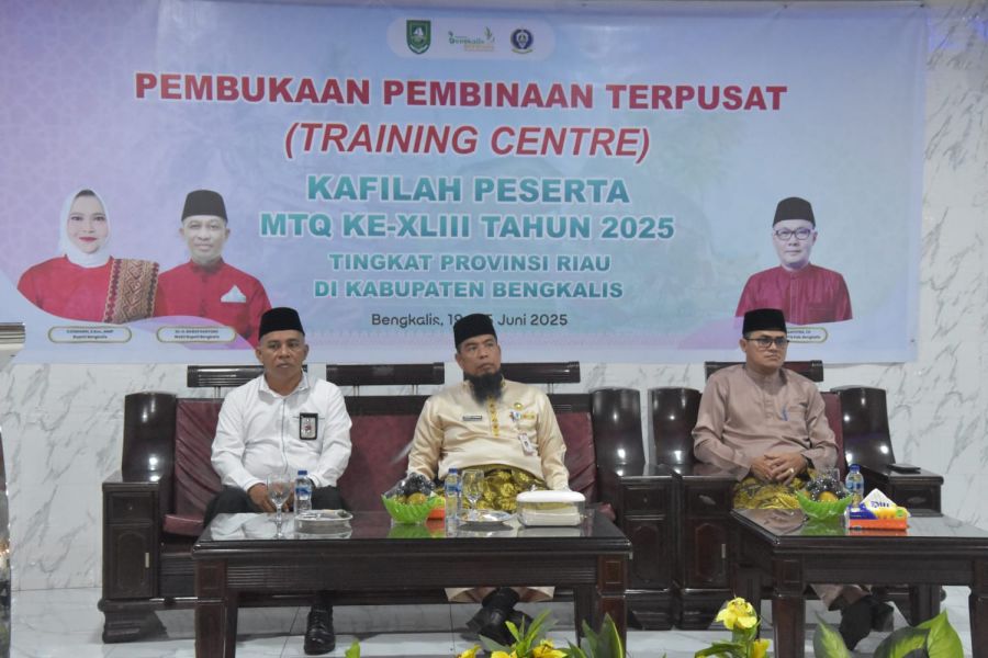 Buka Pembinaan Terpusat, Bupati Harapkan Kafilah Bengkalis Mampu Dapatkan Kembali Juara Umum