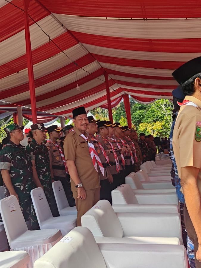Bupati Bengkalis Hadiri Penutupan Jambore Karhutla Riau 2025