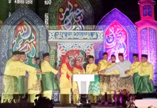 Bupati Bengkalis Kasmarni Buka MTQ Ke V Tingkat Kecamatan Bandar Laksamana
