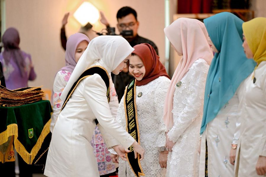 Bupati Bengkalis, Kasmarni Dilantik Menjadi Bunda PAUD dan Literasi