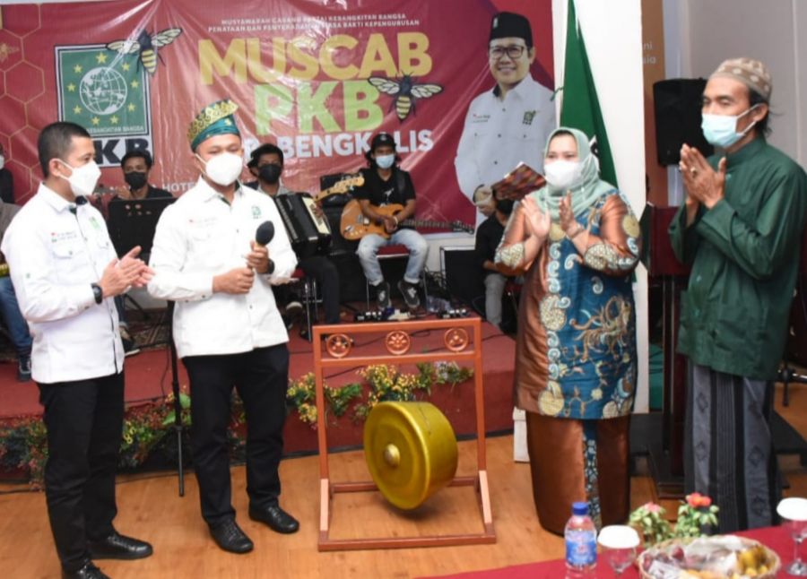 Bupati Bengkalis Kasmarni Hadiri Muscab DPC PKB Kabupaten Bengkalis