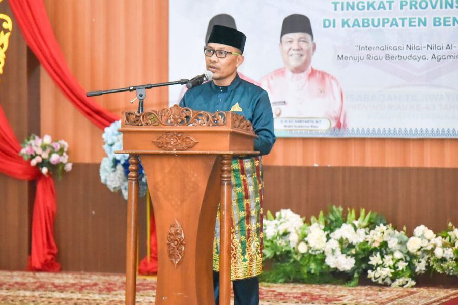 Bupati Bengkalis Sambut Kedatangan Para Kafilah di Malam Ta'aruf Pelantikan Dewan dan Majelis Hakim