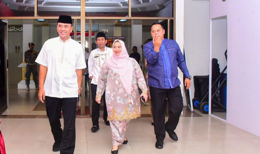 Bupati Kasmarni Hadiri HUT Korem 031/WB Ke-64