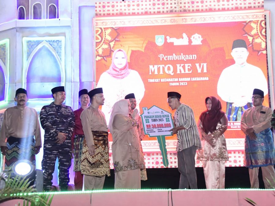 Bupati Kasmarni Resmi Buka MTQ Ke-VI Kecamatan Bandar Laksamana