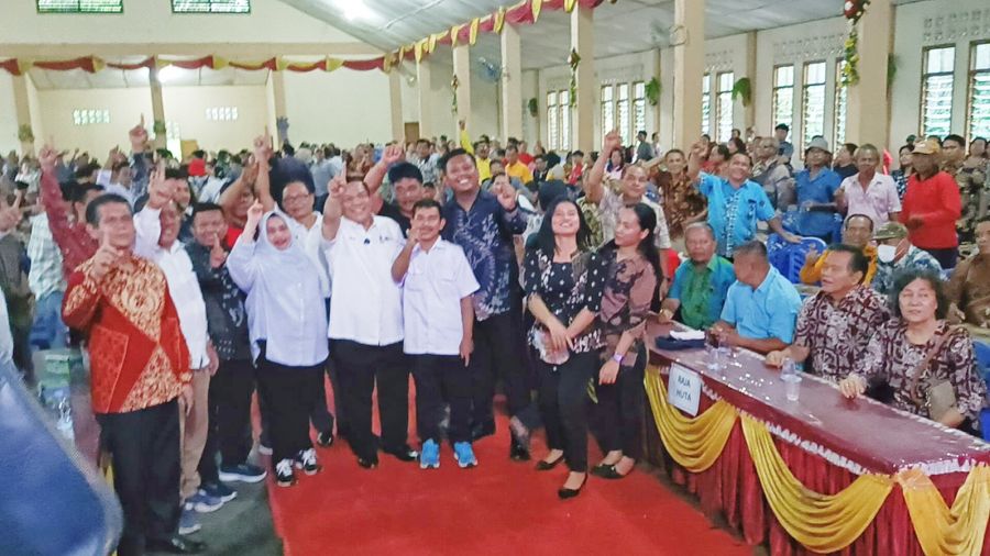 Cabup Kasmarni Apresiasi Suku Nasrani di Kecamatan Mandau Kompak Dukung KBS