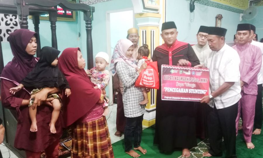 Camat Bukit Batu Beserta Rombongan Laksanakan Safari Ramadhan di Masjid Al Falah Desa Sukajadi