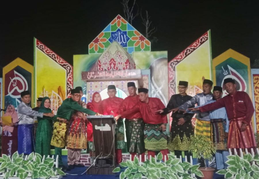 Camat Bukit Batu Buka STQ ke-21 Tingkat Desa Sungai Selari