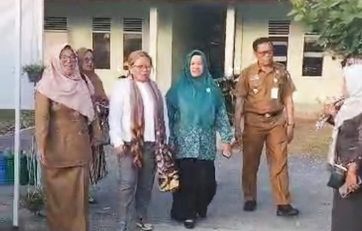 Camat Siak Kecil Syahnan Ady Kusuma Sambut Kedatangan KemenPPPA-RI