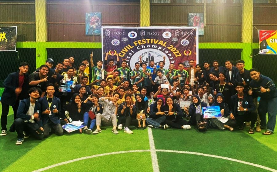 Civil Festival 2022, HMTS Polbeng Gelar Lomba Autocad dan Futsal