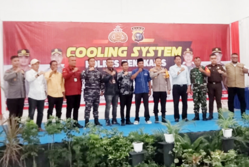 Cooling System Polres Bengkalis, untuk Wujudkan Pilkada Kabupaten Bengkalis Aman, Damai dan Kondusif