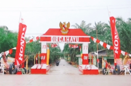 HUT Kemerdekaan RI ke- 77, Daftar Pemenang Lomba Gapura Kemerdekaan Desa Sadar Jaya