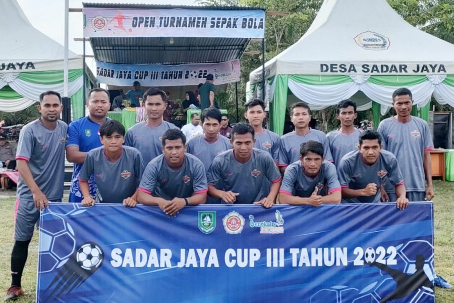 Desa Sadar Jaya Buka Open Tournament Sepak Bola Sadar Jaya Cup III