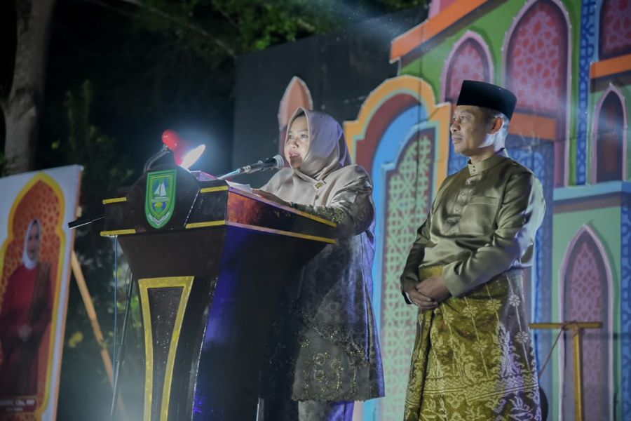 Dibuka oleh Bupati Bengkalis, Pembukaan MTQ Kecamatan Siak Kecil Berjalan Sukses