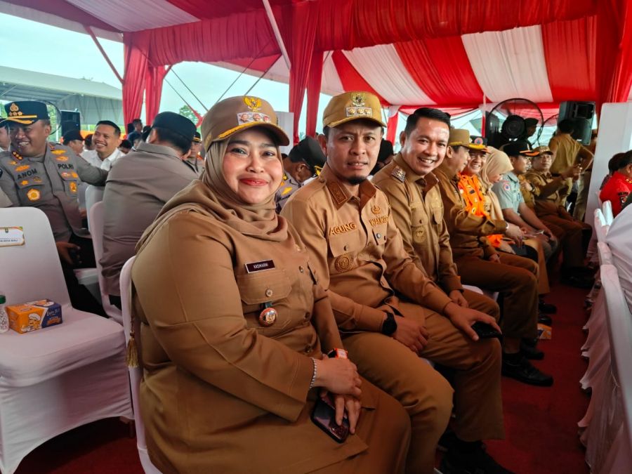 Dipimpin Menko Polkam, Bupati Bengkalis Kasmarni Ikut Apel Kesiapsiagaan Karhutla Nasional