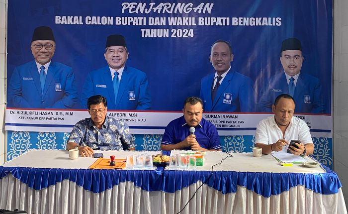 DPD PAN Kabupaten Bengkalis Buka Penjaringan Calon Bupati dan Wakil Bupati