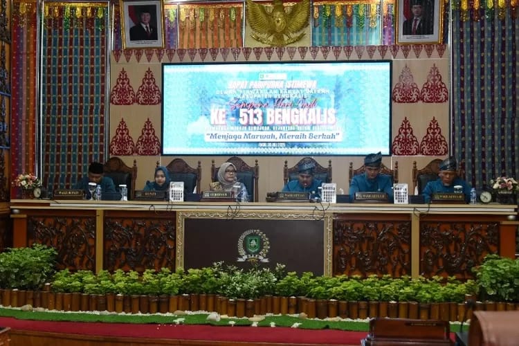 DPRD Bengkalis Gelar Rapat Paripurna Istimewa Sempena Hari Jadi ke-513