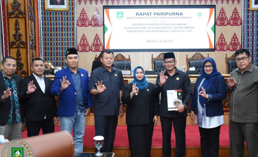DPRD Kab. Bengkalis Gelar Rapat Paripurna Penyampaian Ranperda Pertanggungjawaban