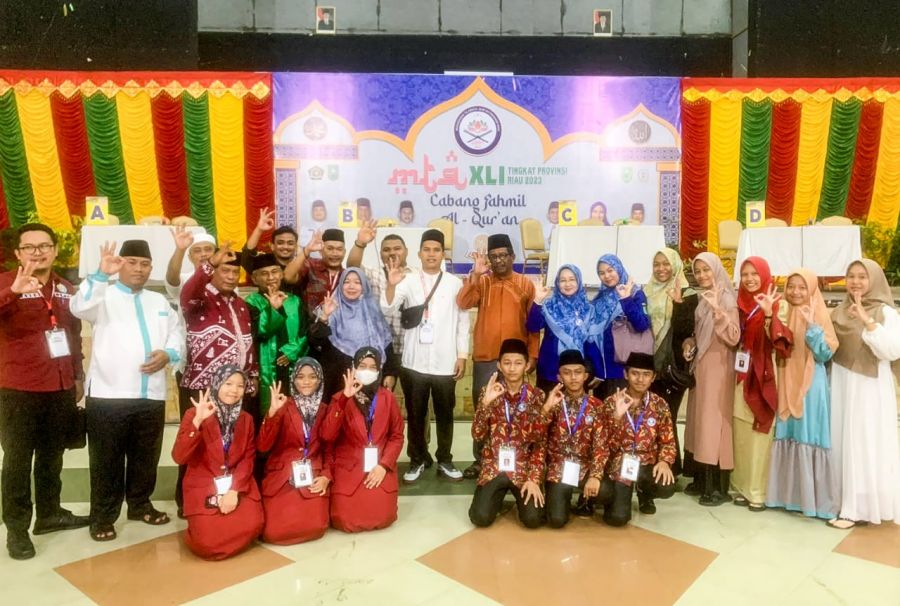 Final Fahmil, Kafilah Bengkalis Putra Juara 1 dan Putri Juara 2