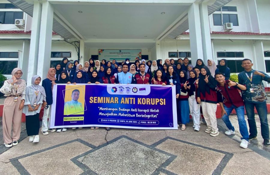 Formadiksi Polbeng Gelar Seminar Anti Korupsi, oleh Rahmad Akmal dari FORFAK Provinsi Riau