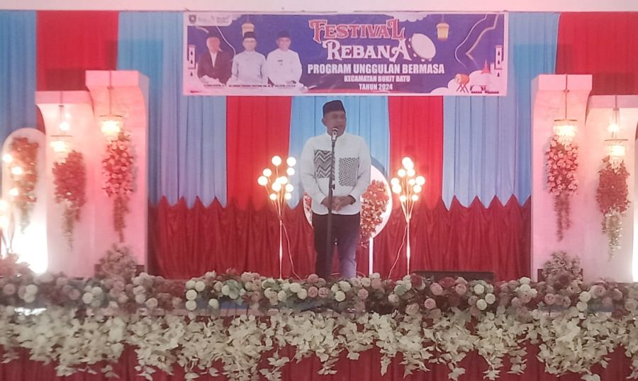 Gelar Festifal Rebana, Camat: Untuk Menumbuhkan Kecintaan Terhadap Musik Religi Bernuansa Islam