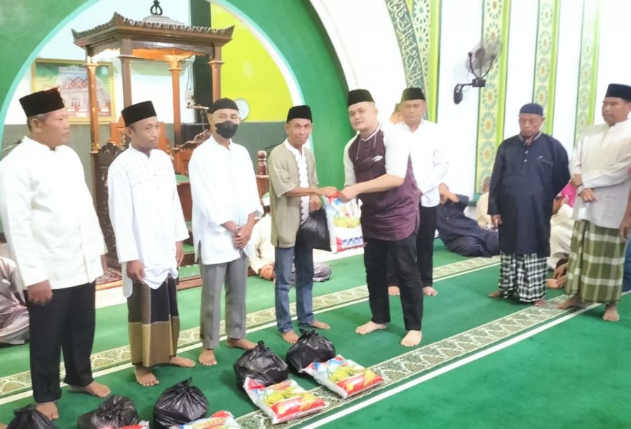 Giat Safari Romadhan dan silaturahim Camat Bukit Batu di Masjid Al Quro Desa Pakning Asal