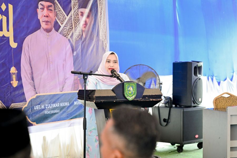 Hadiri Halal Bihalal Pemerintah Kecamatan Mandau, Bupati Kasmarni Ajak Perkuat Bangun Negeri