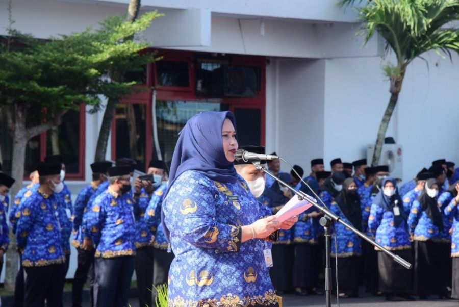 Jadi Inspektur HKN, Kasmarni Ajak ASN Mantapkan Kualitas Pengabdian Kepada Bangsa