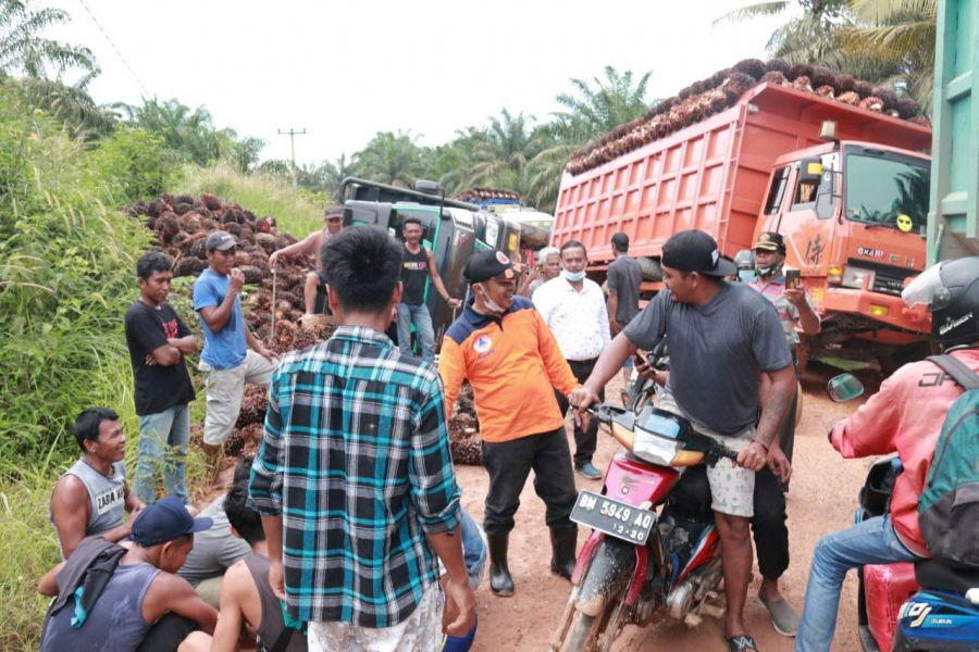 Jalan Gajah Mada Hancur, Wabup Bengkalis Ajak Pengusaha Pelihara Jalan