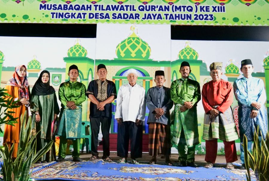 Kades Selamet Laksanakan Penutupan MTQ XIII Desa Sadar Jaya