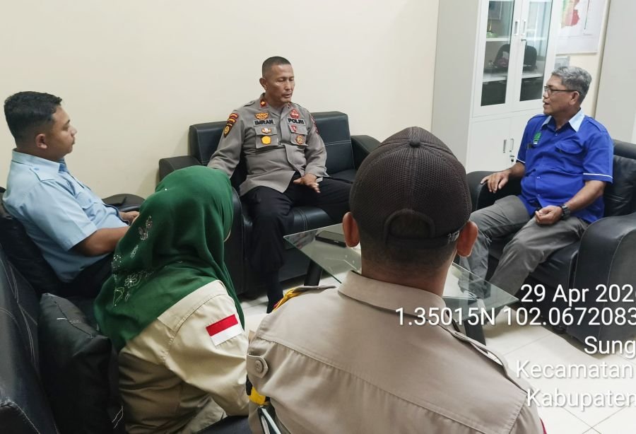 Kapolsek Bukit Batu Gelar Rakor Persiapan Pelaksanaan Program Ketahanan Pangan