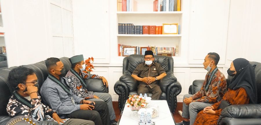 Ketua DPRD Khairul Umam Terima Audiensi HMI dan SEMMI Bengkalis
