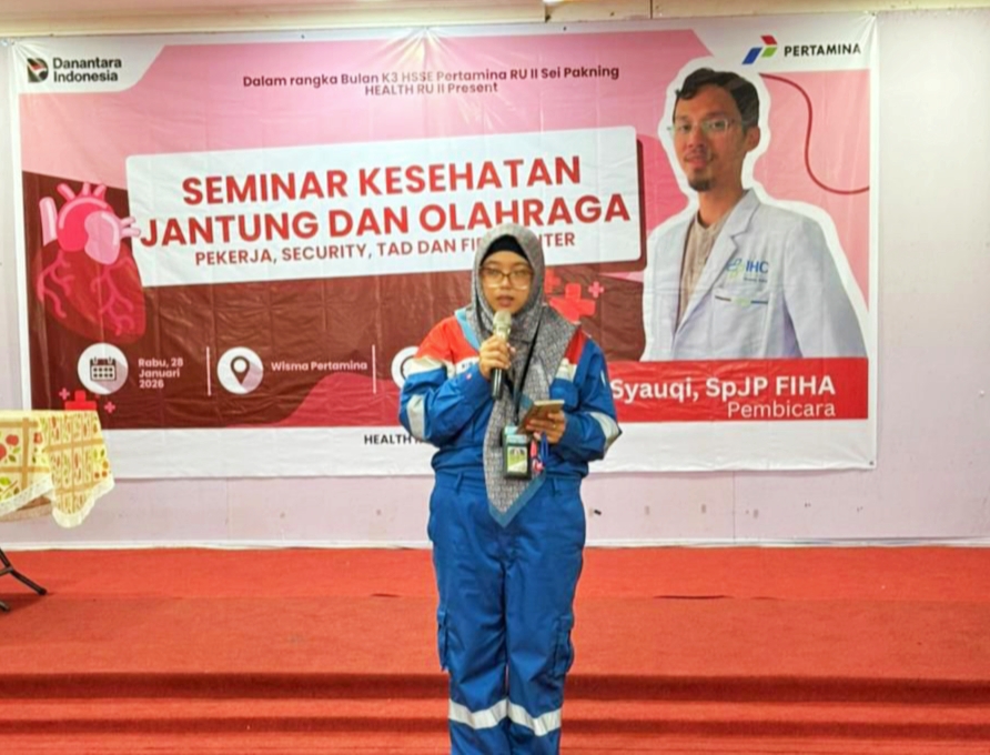 KPI RU II Sungai Pakning Gelar Seminar Kesehatan Jantung dan Olahraga