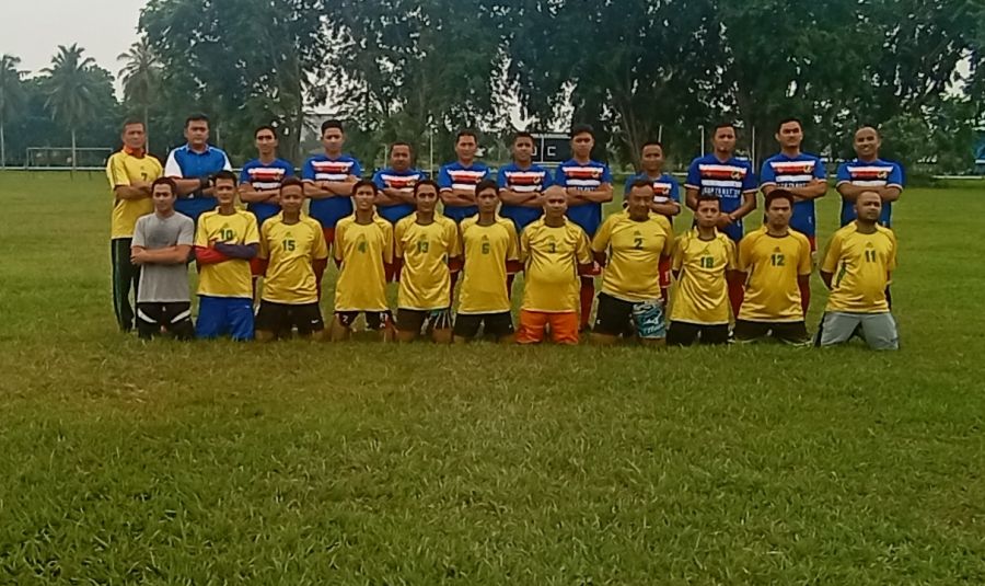 KSOP Kelas II Tanjung Buton Adu Kekuatan dengan AWAM di Lapangan Hijau