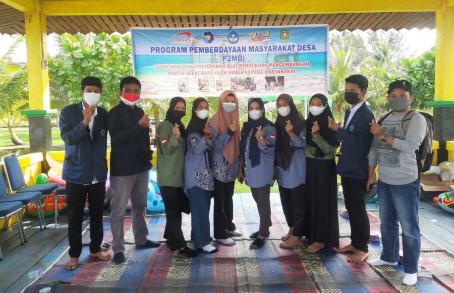 Launching Program Pemberdayaan Masyarakat Desa (P2MD) oleh Himpunan Mahasiswa Teknik Perkapalan