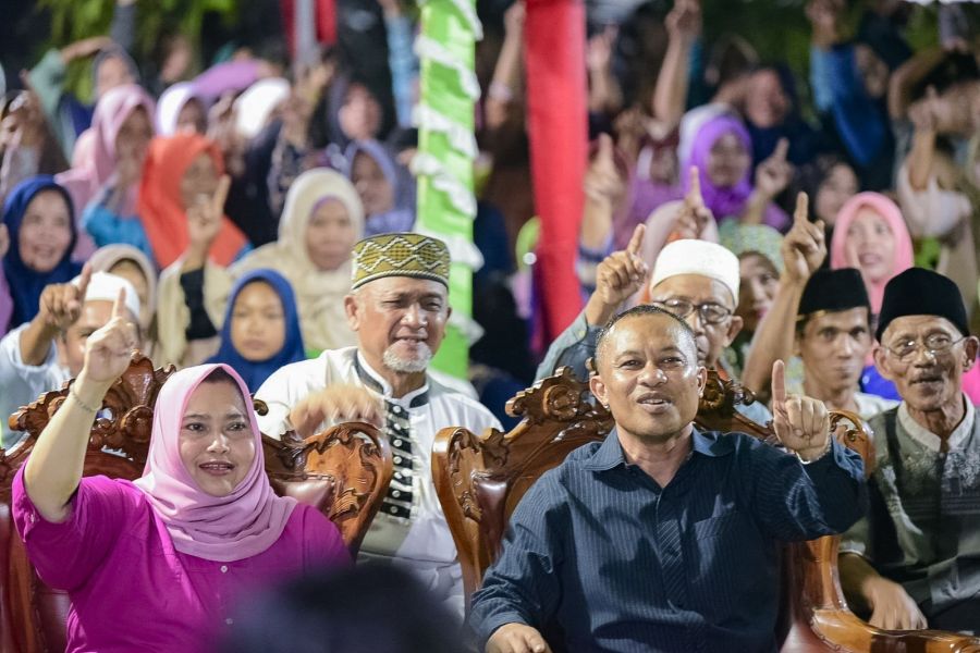 Masyarakat Bantan Dukung Paslon KBS, Alasannya..