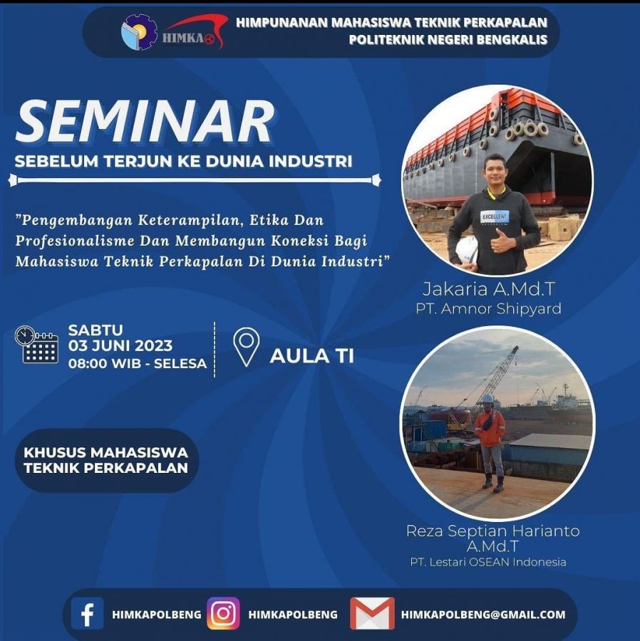 Melalui Seminar, Mahasiswa Polbeng Lakukan Pengembangan Profesionalisme Menuju DI