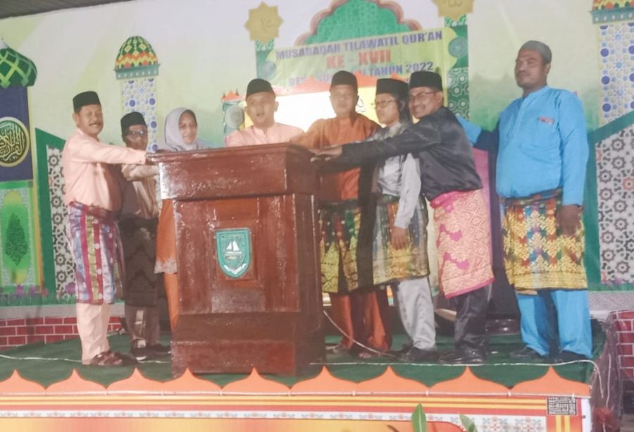 MTQ ke- 17 Desa Sukajadi Resmi Dibuka oleh Camat Bukit Batu