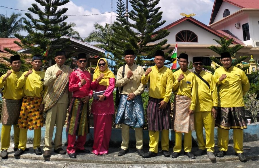 MTQ Ke-XIX Tingkat Kecamatan Siak Kecil, Pemdes Tanjung Datuk Ikuti Pawai Taaruf