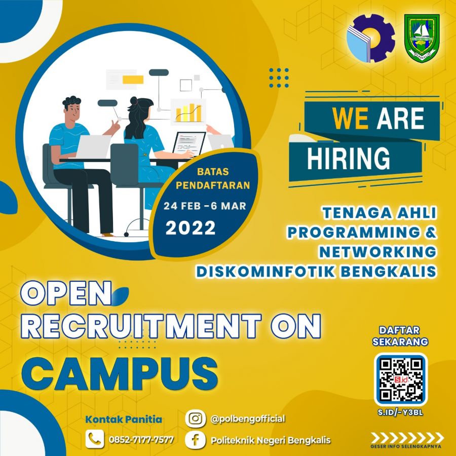 Open Recruitment On Campus Polbeng Bersama Diskominfotik