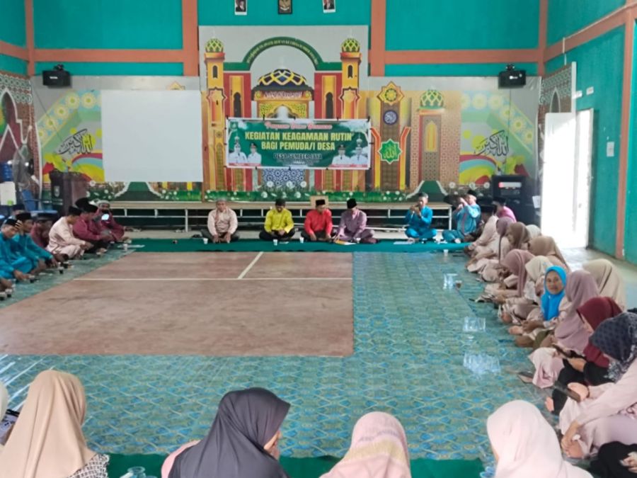 Pemdes Sumber Jaya Gelar Kegiatan Keagamaan untuk Pemuda Pemudi Desa