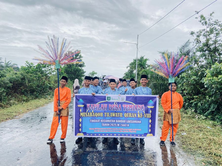 Pemdes Temiang Ikut Sukses dan Meriahkan MTQ ke-8 Kecamatan Bandar Laksamana