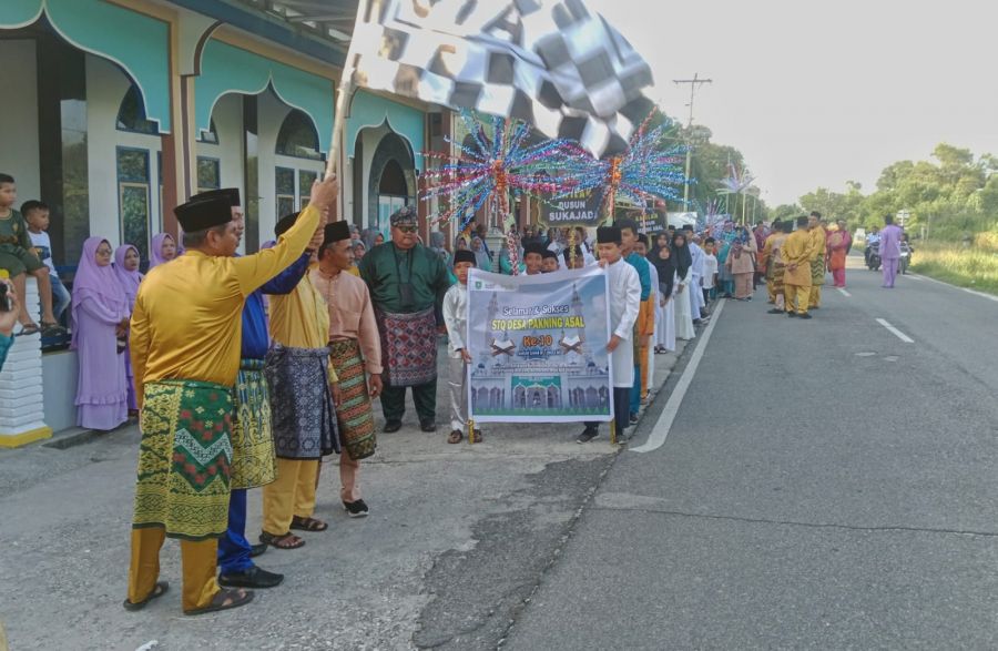 Pemerintah Desa Pakning Asal Menggelar Pawai Ta'aruf STQ Ke-10 Tingkat Desa Tahun 2023