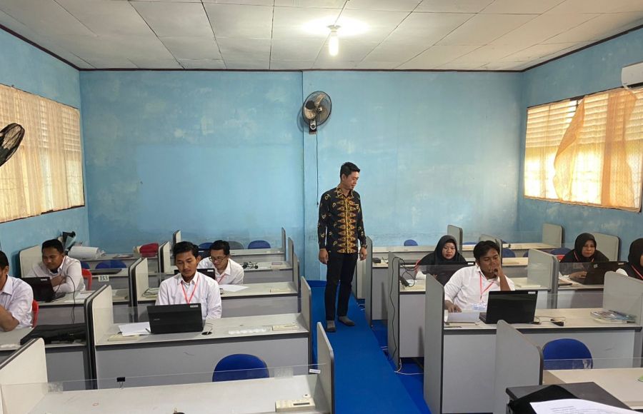 Pemerintah Kelurahan Sungai Pakning Laksanakan Pengrekrutan Pengelolaan UEK dengan Sistim CAT
