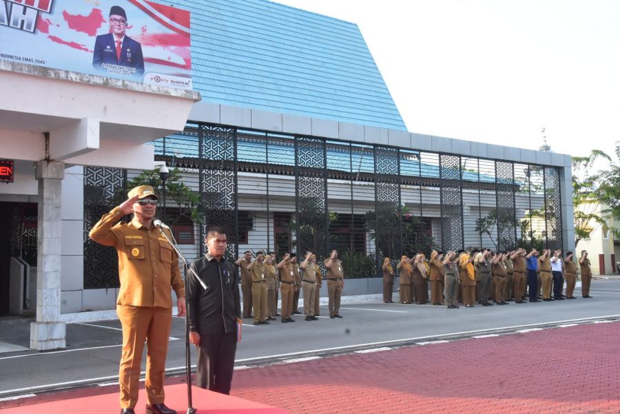 Peringatan Hari OTDA Ke-29, Wabup Bengkalis Tekankan ASN Tetap Semangat Bangun Negeri