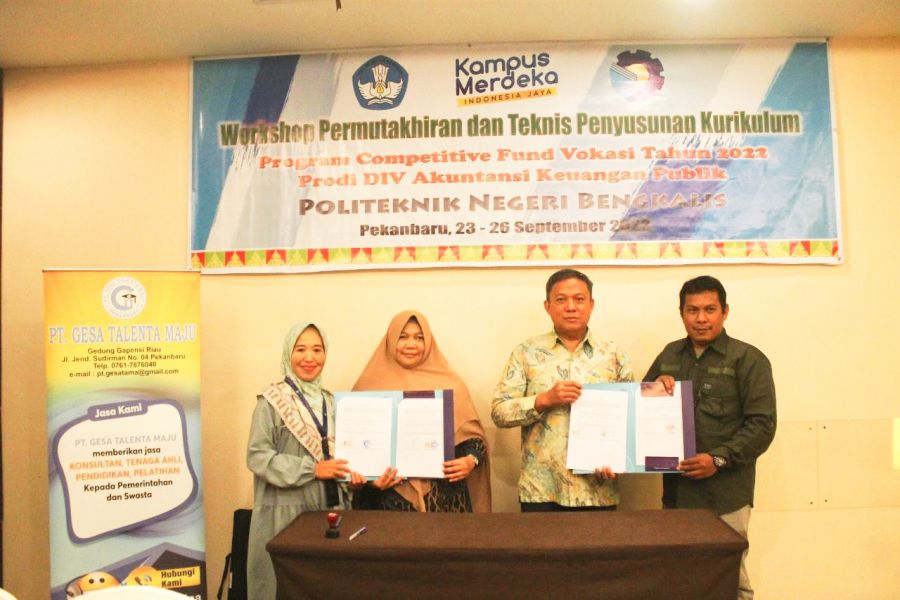 Perkuat Link and Match Polbeng Tandatangani Nota Kesepahaman
