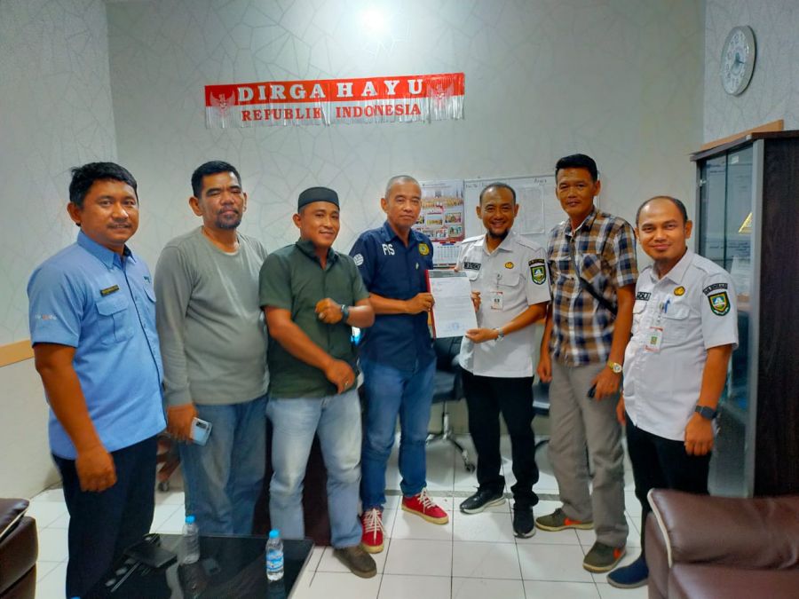 Plt PWI Bengkalis Resmi Serahkan Dokumen ke Bupati