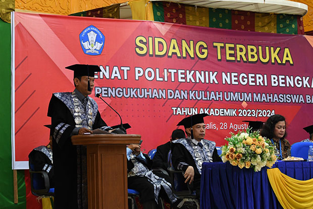 Polbeng Buka PPKMB 2023 Dengan Pengukuhan dan Kuliah Umum